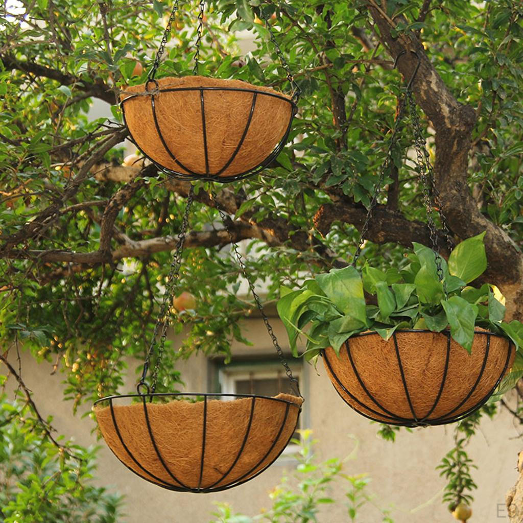 Artificial Hanging Basket, Polyester/Plastic Fiber Basket for Use