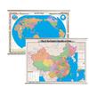 2026 China & Welt Politische Wandkarten Set