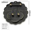 Antique Box Hardware Accessories Vintage Zinc Alloy Antique Copper Panel Buckle Various Specifications Vintage Colors