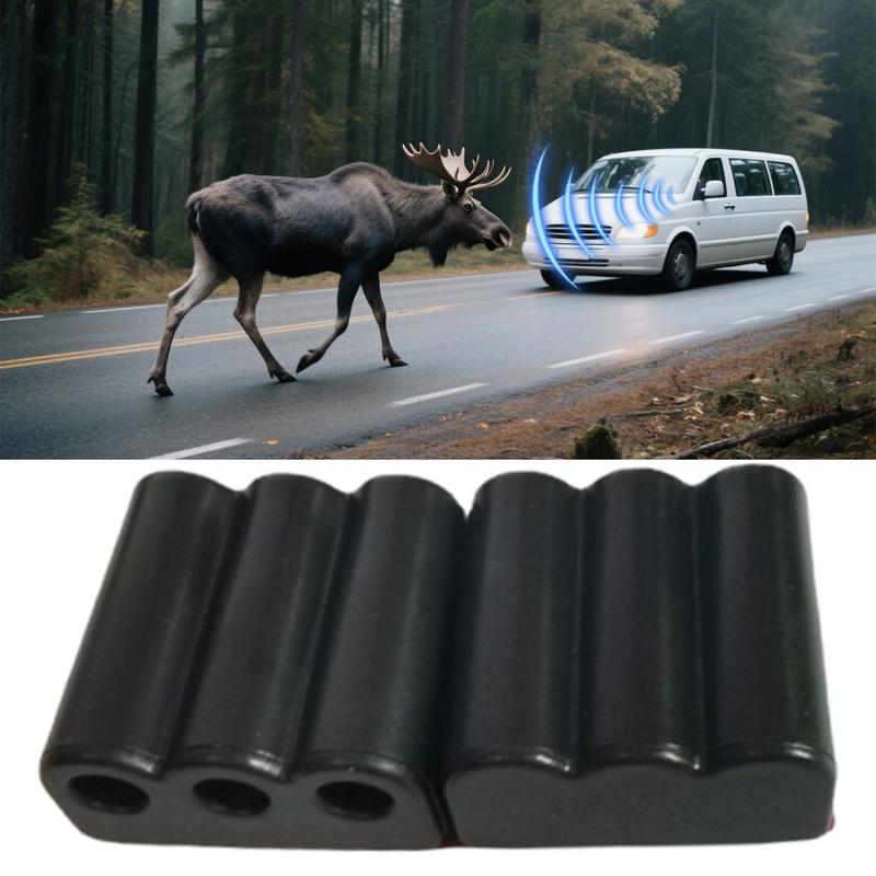 Deer Whistles for Vehicles Animal Single Horn 3 Hole Safety Warning Devices Alerts Whistle for Car Truck Motorcycle to Prevent