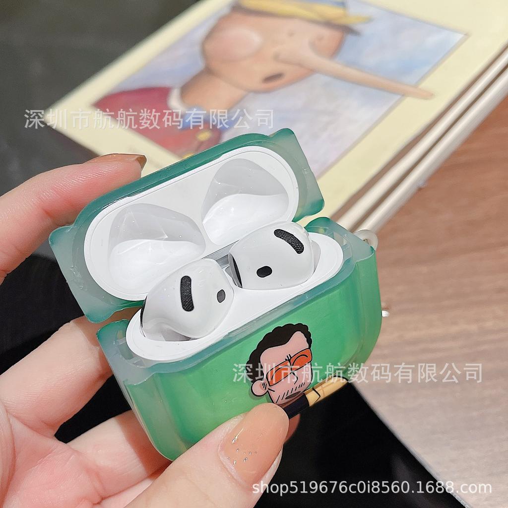 Cartoon Crayon Shin Principal Takakura AirPods 1 Protective Case Pro1 Generation Wireless Bluetooth Headset Case