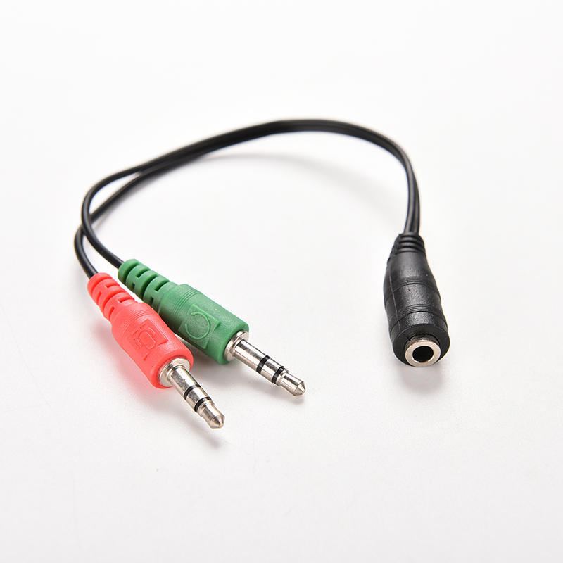 Da 3,5 mm femmina a 2 doppio jack maschio spina audio stereo auricolare  microfono splitter cavi acquista in modo economico — spedizione gratuita,  recensioni reali con foto — Joom