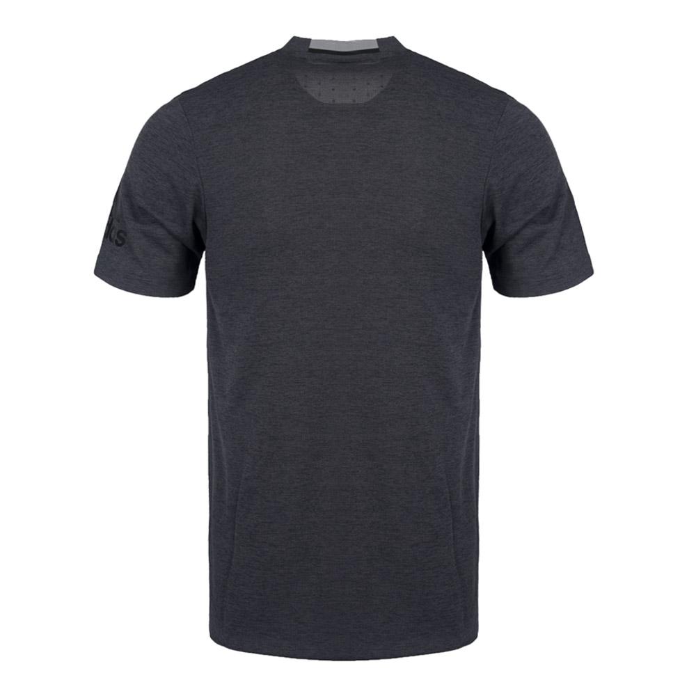 adidas Climachill Series Solid Color Crew Neck Short Sleeve T-Shirt Men Tops Black S94514