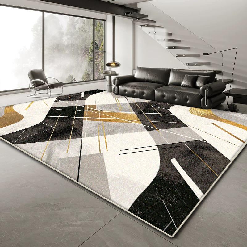 Tappeti Geometrici Nordici Grandi per Decorazione Soggiorno Casa Divano Tavolini da Caffè Tappeto 200x300 Camera da Letto Comodino Morbido Tappetino Antiscivolo