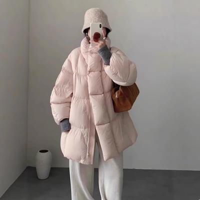 Down Cotton-padded Clothes Women's Medium and Long Styles, Small Fresh Cotton-padded Clothes, Cotton-padded Jackets, New Models.