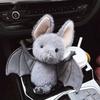 Cute Bat Plush Toy Soft Fluffy Stuffed Animal Gothic Style Home Desk Office Car Decor Halloween Ornament Novelty Gift For Friend