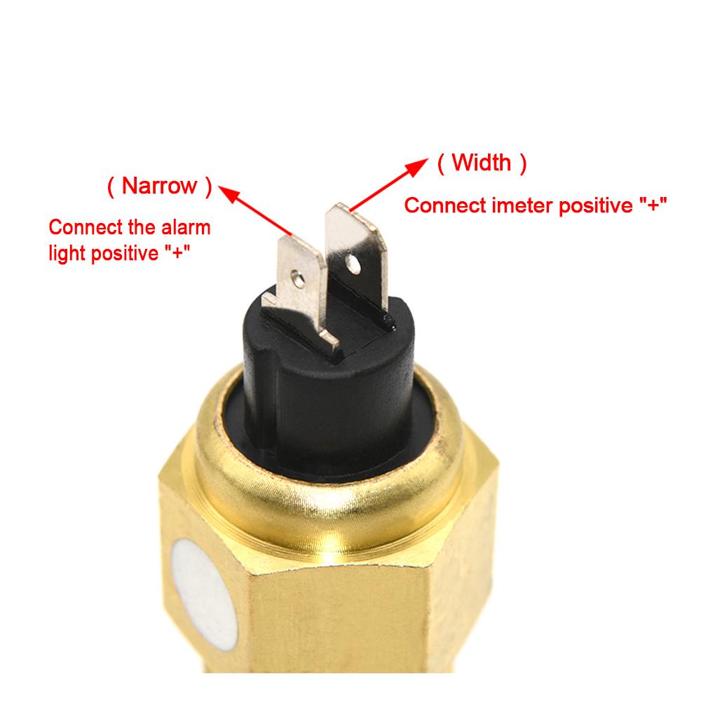 Universal Car Temperature Sensor Water Temperature Sensor 14MM 16MM 17MM 21MM Temp Sensor For Water Temperature Gauge 9~32V