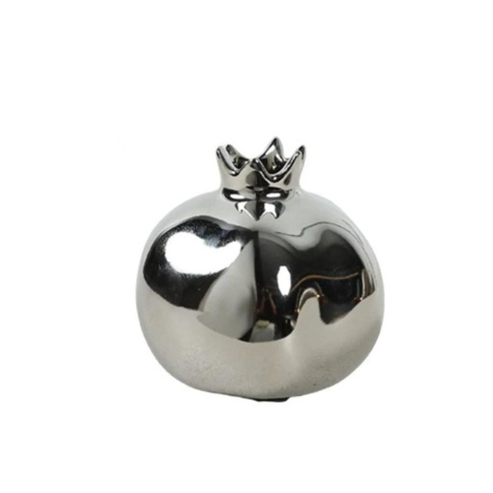 Handmade Simulated Pomegranate Vase Fruit Shaped Bud Vase Ornament Gift Desk Vase  Desktop Decor