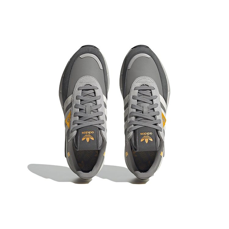 Adidas Originals Retropy F2 Leather Comfortable Trendy Sports Slip Resistant Durable Lightweight Low Top Casual Shoes Unisex Casual Shoes HQ1896