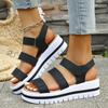 Fashion Fashion New Summer Fashion Outdoor Sandals Punk Beach Wedges Women Shoes Wedge Female Platform Buckle Strap Street Sandals
