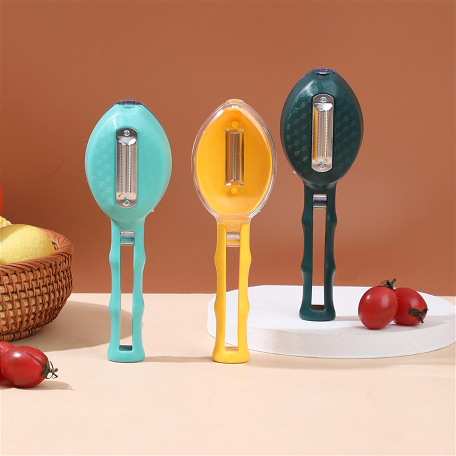 

Kitchen Peeling Knife With Lid Storage Peeling Knife Potato Peeling Knife One Size жовтий