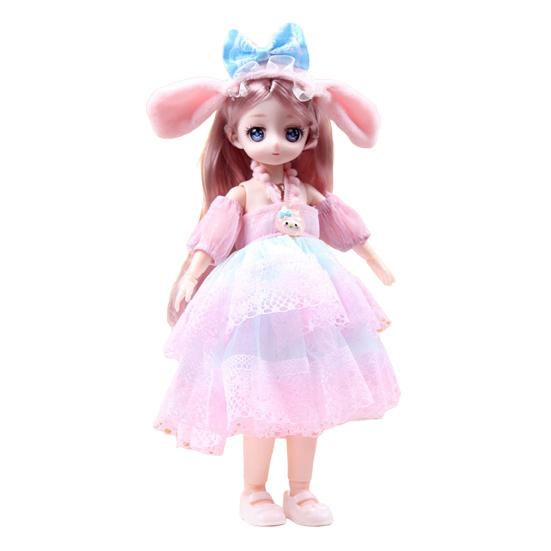 

Роскошная модная принцесса-кукла с 22 шарнирами, блестящими глазами, длинными волосами, высотой 12 дюймов, музыкальным проигрывателем, кукла для особых случаев для детей и коллекционеров B