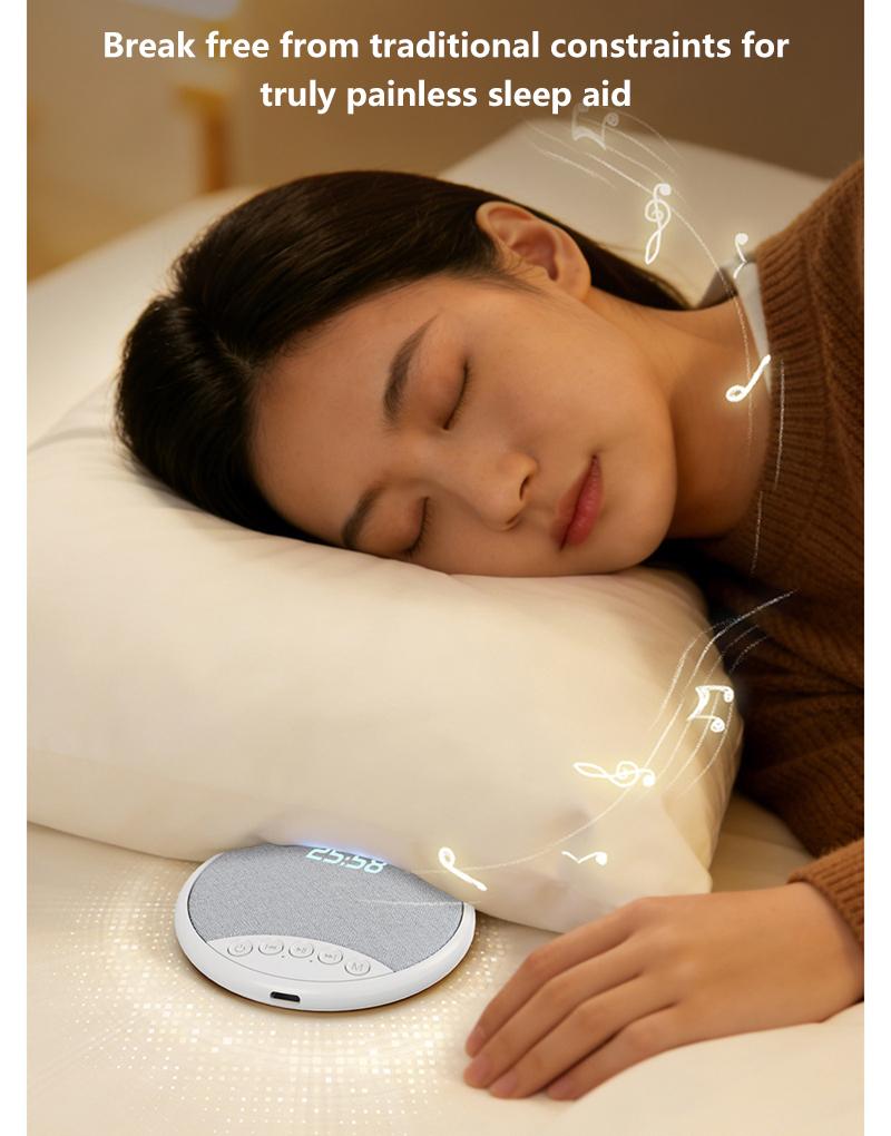 New Pillow Speaker With HIFI Sound Quality Sleep White Noise Digital Display Alarm Timer Multi- Bluetooth Speaker