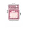 Retro Style Scrapbooking Memo Pad for Kids Denim Blue Color Series Fashion Small Writing Pad Lovely Sticky Note