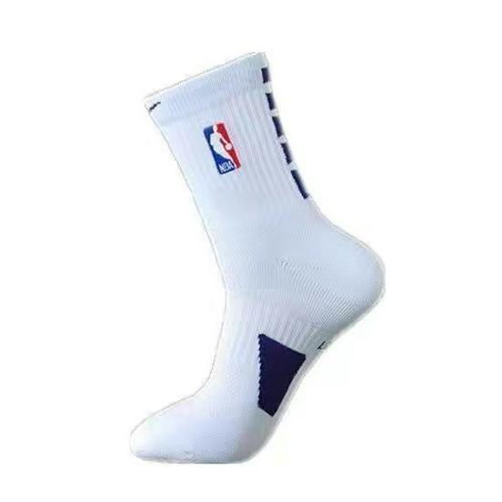 Calzini da Basket NBA Elite a Mezza Gamba Unisex - Fondo Spesso in Spugna, Resistenti all'Usura, Antiodore.