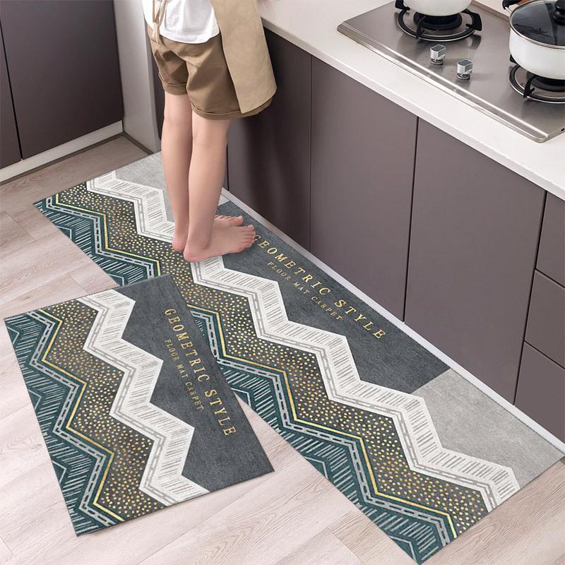Tapetes da moda Tapete simples Estilo nórdico Tapete de cozinha Tapete doméstico Tapete moderno Decoração para casa