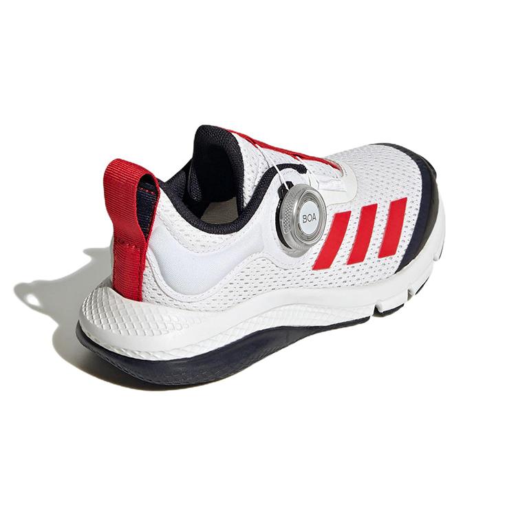 New Adidas Boa K Abrasion Resistant Breathable Low Top Kids' Running Shoes White Red Kids' GY6577