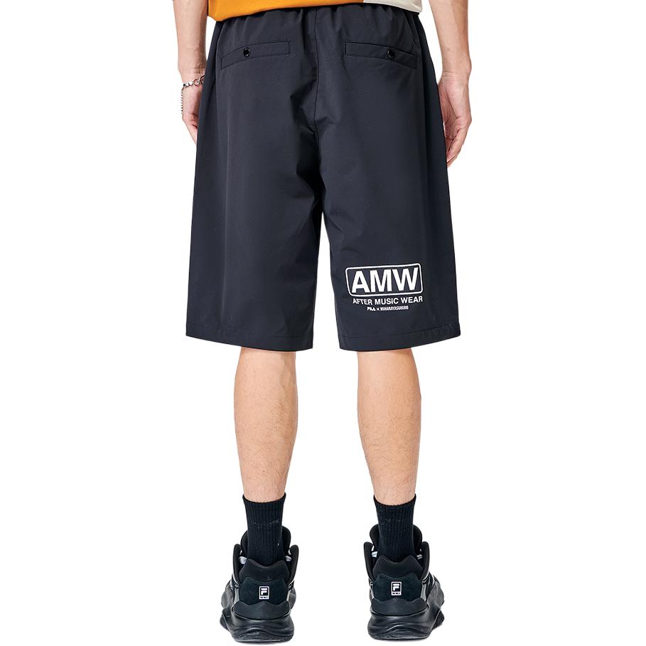 Fila Mihara Yasuhiro X Woven Sports Logo Shorts Men Bottoms Black F11M133801F-BK