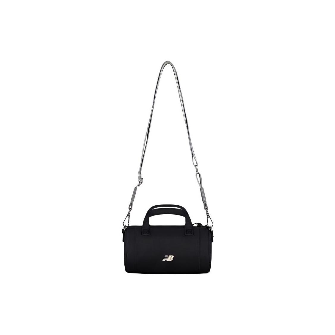 New Balance 1.9L Fashion Versatile Brand Logo Embroidered Shoulder Strap Crossbody Fabric Tote Bag Regular Women Tote Bag Black LAB53405BK Black