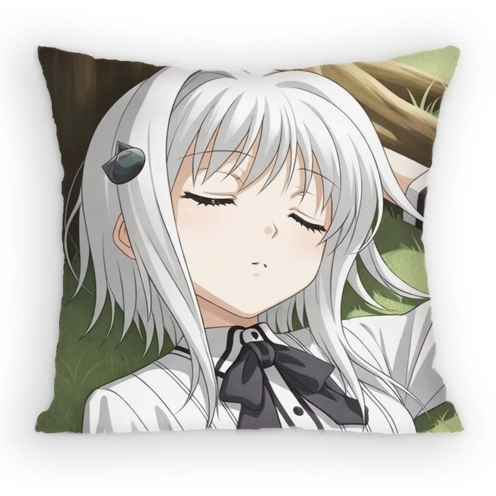 

High School DxD Конеко Тодзё Наволочка Антипылевой клещ Наволочка Невидимая молния шелковистая Чехол на подушку для дивана для спальни 30x30 cm