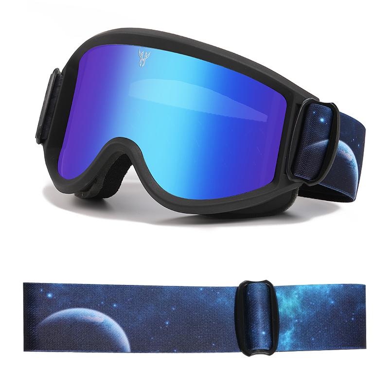 Winddichte Skibrille Anti-Beschlag Snowboardbrille Winter Radfahren Motorrad Taktische Sonnenbrille Skimaske