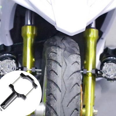 Support de phare de moto Support de spot amortisseur de chocs Anti-rayures Accessoires de moto Support léger pour halogène