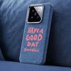 Beautiful Series Denim Texture Magnetic Phone Case For Xiaomi 15, PC Metal Frame Anti-Fingerprint Four Corner Shockproof Wireless Charging Cover