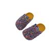 Baotou Rhinestone Thick Sole Non-slip Slip-on Children's Half Slippers for Autumn and Summer