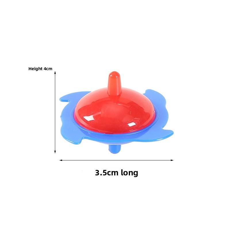 Spinning Traditional Top Toy With Two Tone Lace Design For Gift Childrens