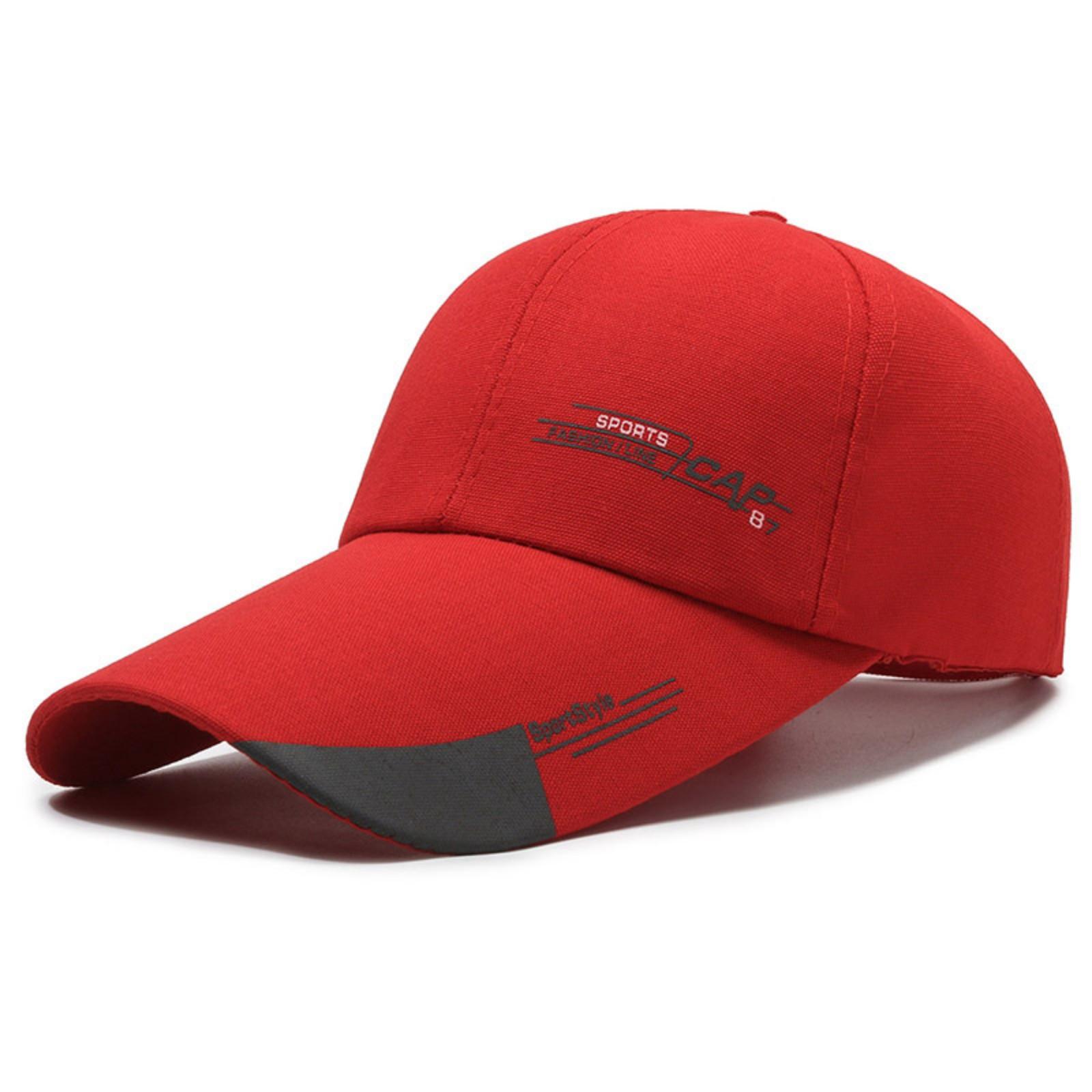 

Бейсболка женская весенне-летняя кепка от солнца One Size красный