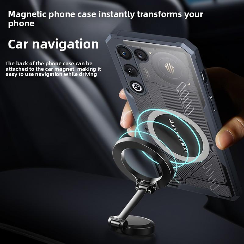 For ZTE Nubia Red Magic 11 Air Case Hard Heat Dissipation Magnetic Protective Back Cover Case For Red Magic 11 Air Phone Shell