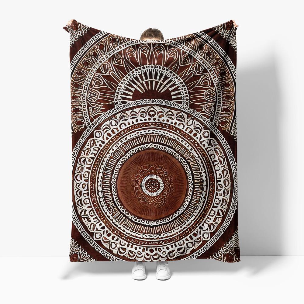 

Boho Ethnic Tribal Pattern Blanket Throw Sofa Bed Cover Cotton Kilim Rug Bedspread Cushion Decor 130x150cm51x59in