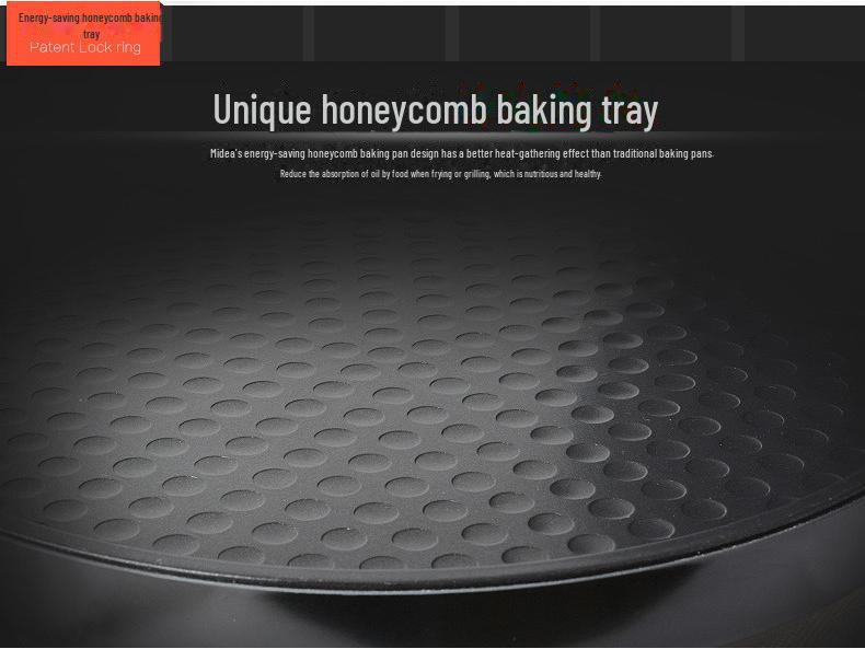 Midea MC-JHN30F Electric Baking Pan & Fryer with Double-Sided Heating for Pancakes