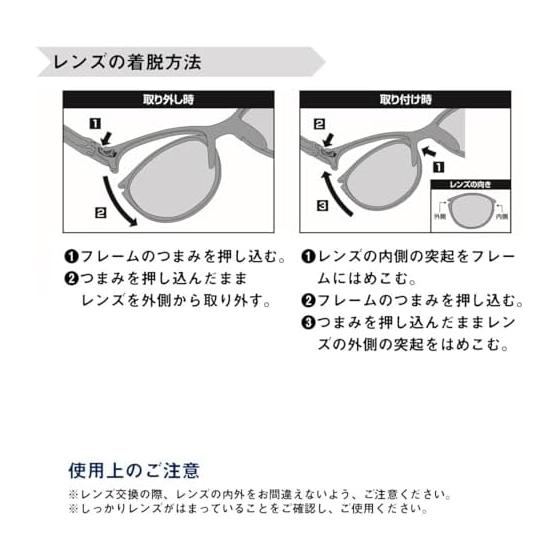 [Daiwa] Lens Changeable Polarized Glasses DN-8044CH Gray