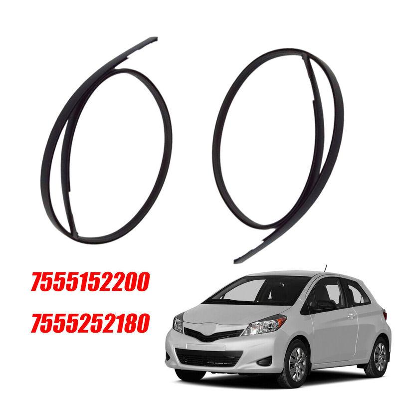 7555152200 7555252180 L+R For Toyota Yaris Hatchback 2012-2014 Car Side Roof Drip Moulding Trim Rubber Styling Seal Strips 1.55m