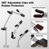 NEWACALOX Magnetic Helping Hands Soldering Third Hand with 6/8 Flexible Alligator Clips/Tool Box Adjust PCB Holder Electronic Re