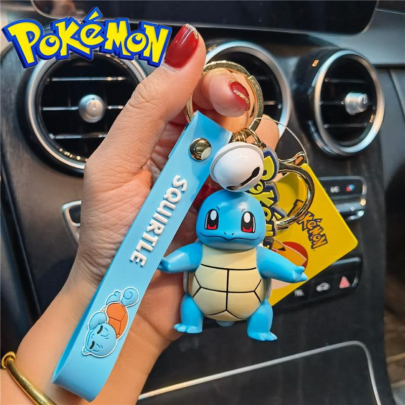 Authentic Pokémon Sleepy Style Blind Box: Pikachu, Psyduck, Charmander, Squirtle Ornaments.
