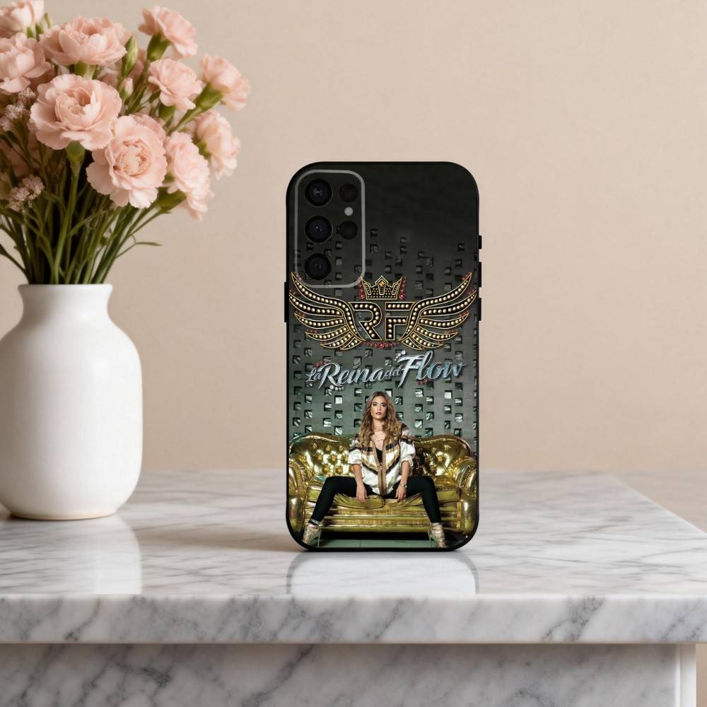 Queen of Flow La R-Reina Del F-Flow  Phone Case For Samsung S25,S24,S21,S22,S23,S30,Ultra,S20,Plus,Others Soft Black Case