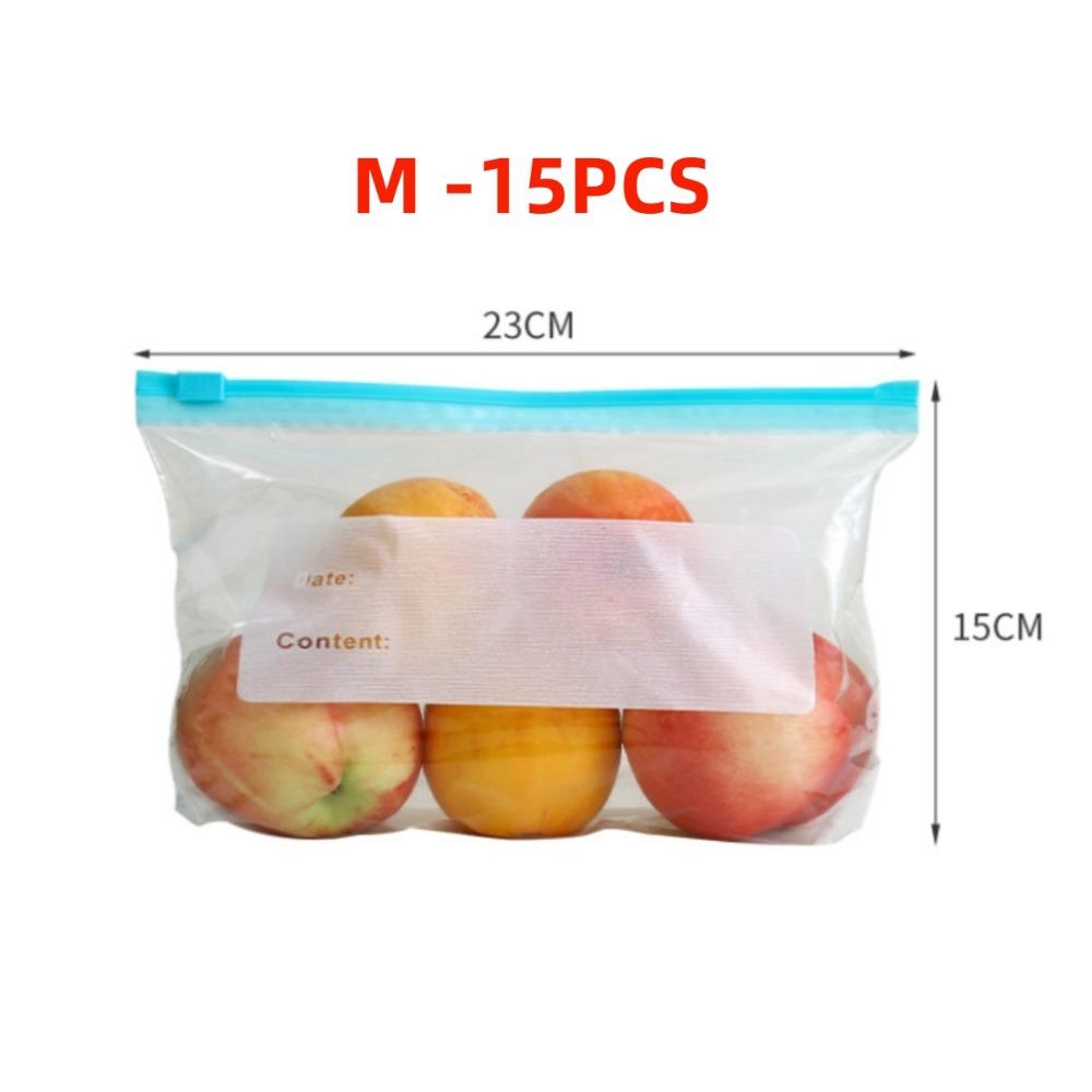 Reusable Thickened Sliding Lock Bag Zipper Bag Storage Bag  For Refrigerator Refrigeration