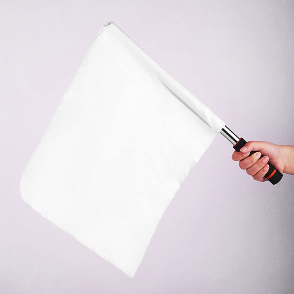 Ручной флаг Флаг безопасности дорожного движения Флаг спортивного судьи Флаг для тренировок по легкой атлетике Информационный флаг для выступлений Официальный флаг Футбол и волей белый