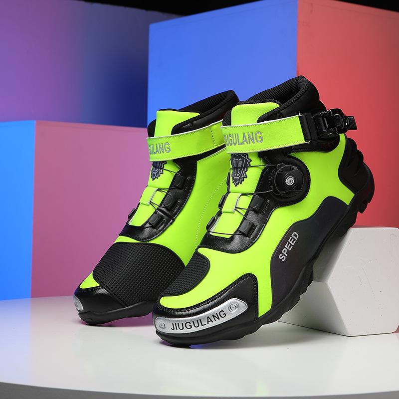 

Motorcycle Riding Shoes, Men s Motorcycle Shoes, Children s Racing Boots, Four Season Motorcycle Travel Equipment 47 жёлтый