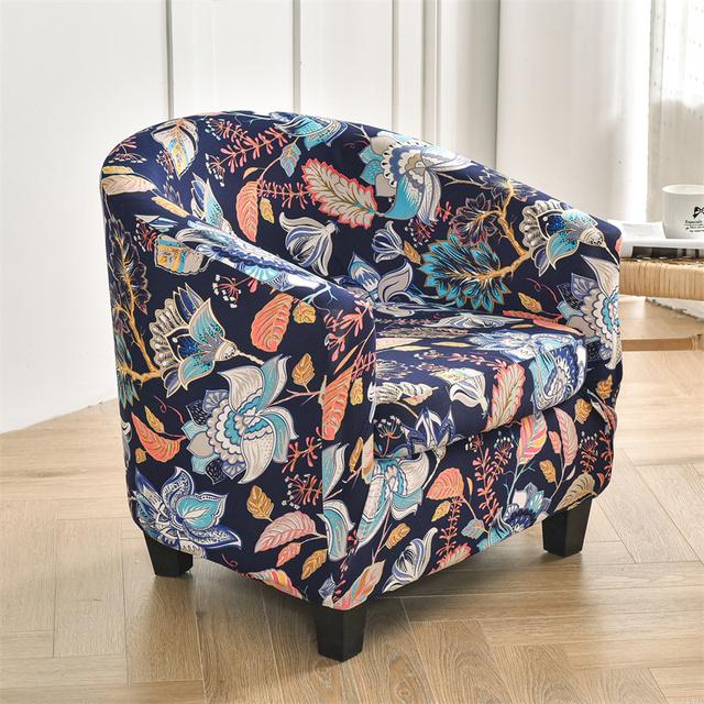 Split Style Armchair Cover Elastic Spandex Armchairs Covers Living Room Single Sofa Couch Slipcovers With Seat Cushion Covers