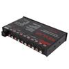 Car Audio Graphic Equalizer Universal Low Pass 7‑Band Variable Gain Adjustment High Level Input EQ for Stereo System