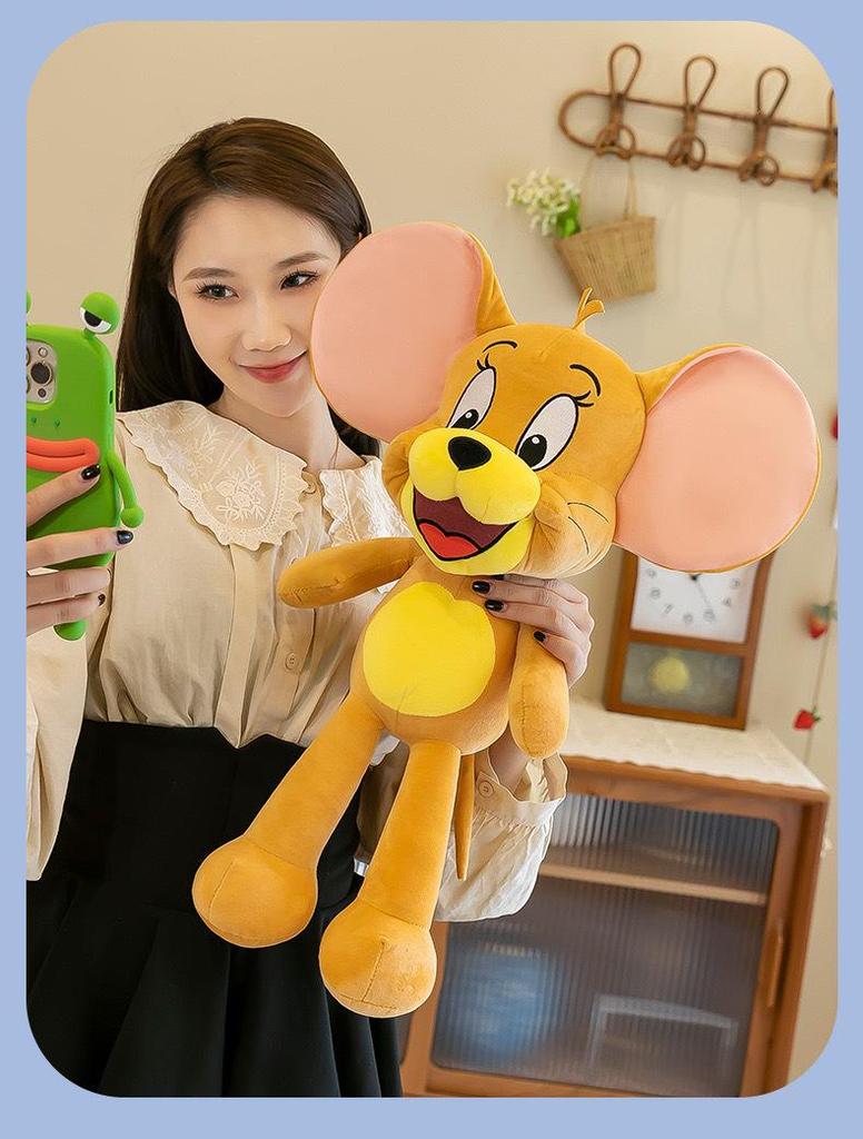 Tom and Jerry Plush Doll Set - Cute Cat and Mouse Toy