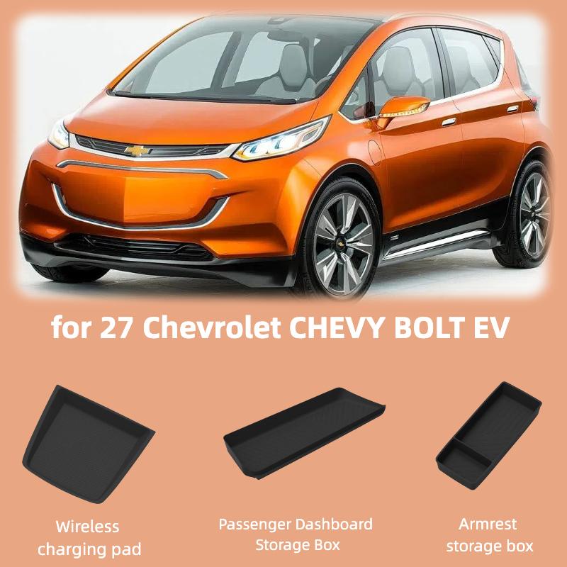 Chevy Bolt EV 2027 İç Depolama Seti Merkezi Kontrol Paneli Gösterge Paneli Kol Dayama Kutusu Düzenleyici Araba Aksesuarları