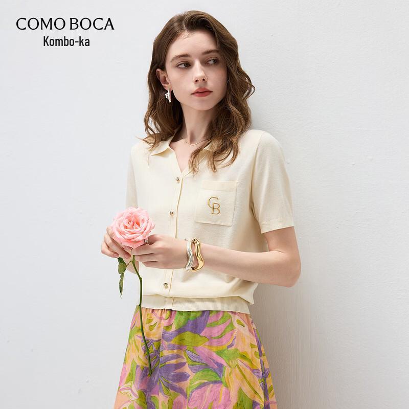 

Komboika Women s Mulberry Silk Blend Short-Sleeve Knit T-Shirt 2XL