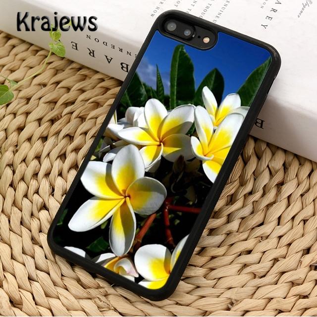Krajews Frangipani Tropical Flowers For iPhone 17 Air 16 Phone Case Cover 15 14 plus 12 13 pro max coque Fundas