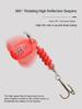 Source Factory 5Pcs Spinner Lure Set Metal Hard Bait Long Cast for Bass Salmon Catfish River Fishing