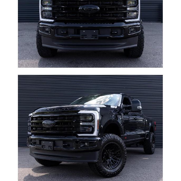 Front License Plate Frame For Ford F250 F350 F450 F550 Super Duty 2024 2025 2026 NO Drill Front Bumper License Plate Holder Mounting Bracket Cover