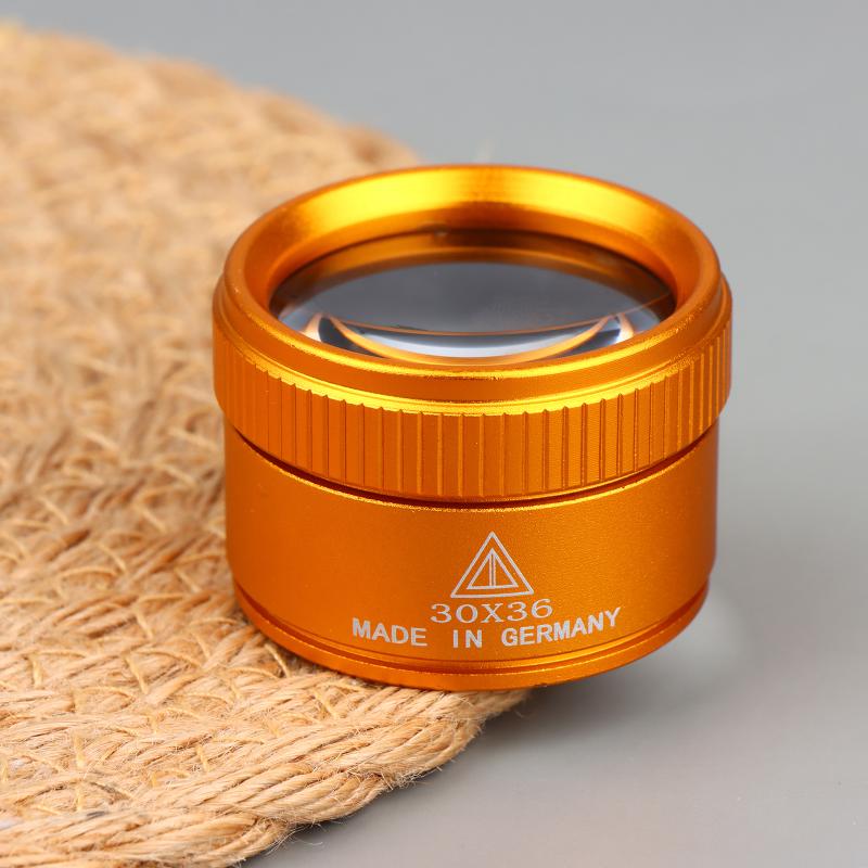 30X36mm Magnifying Glass K9 Optical Lens Monocle For Watch Jewelry Coin Stamps Precision Work Inspection Loupe Tool